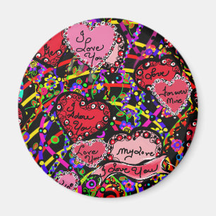 Liebesherzen Magnet