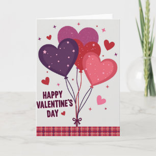 Liebesherzen Valentinstagskarte Karte