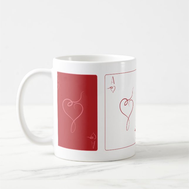 Liebeskarten-Tasse Kaffeetasse (Links)