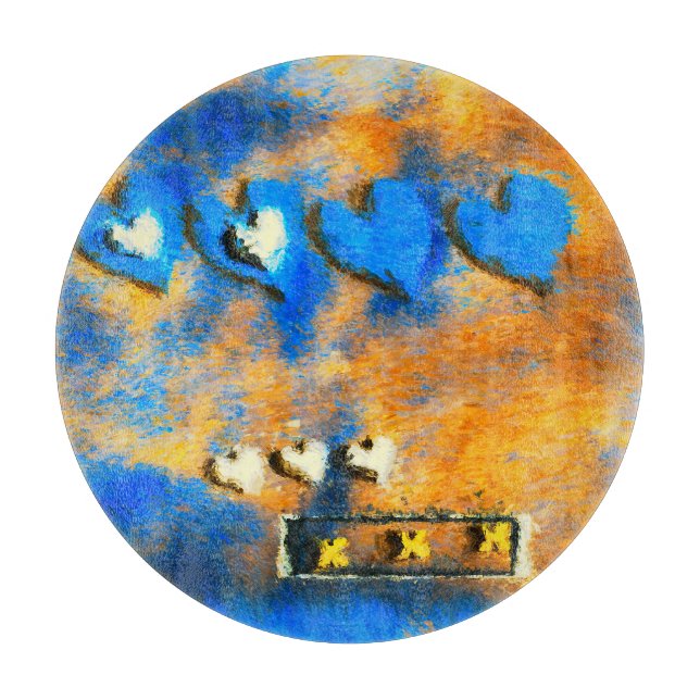 Liebesleben Schneidebrett (Vorderseite)