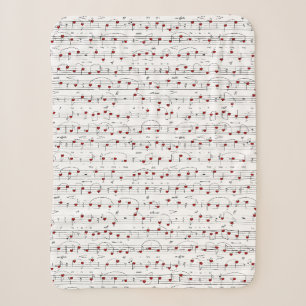 Liebeslied Roter Herz Musiknoten Sherpadecke