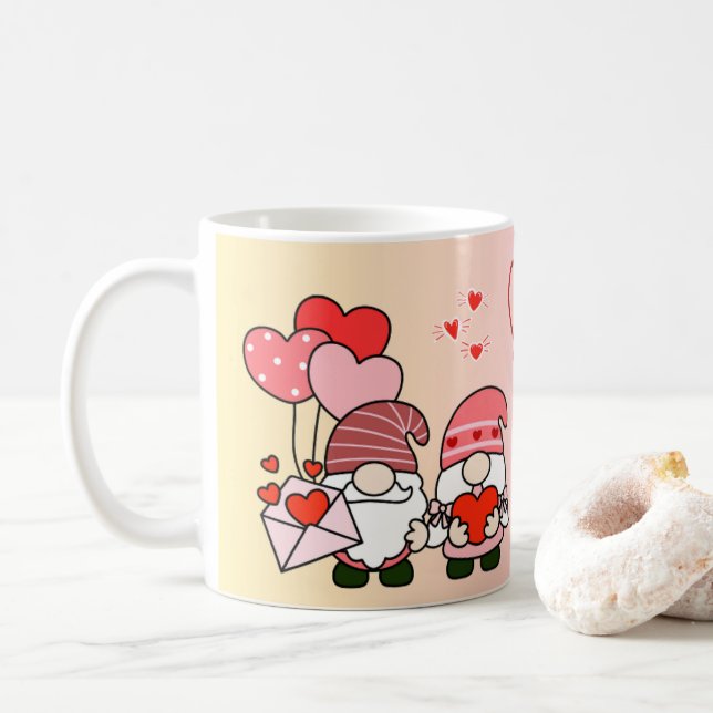 Liebeslutins 1 kaffeetasse (Mit Donut)