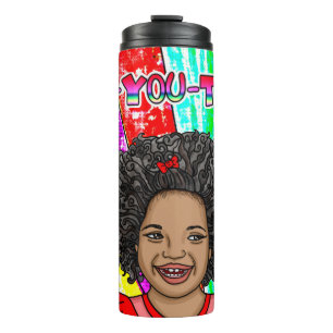Liebesmädchen Thermosbecher