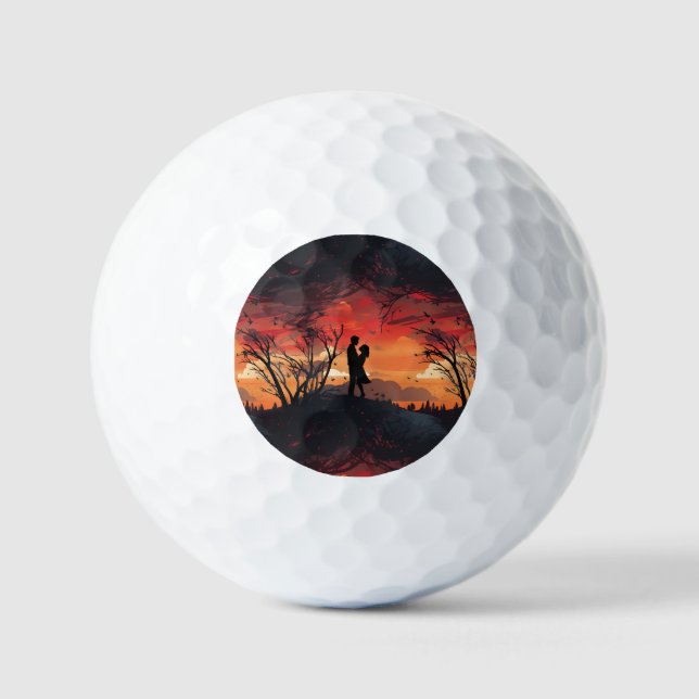 Liebespaar  golfball (Vorderseite)