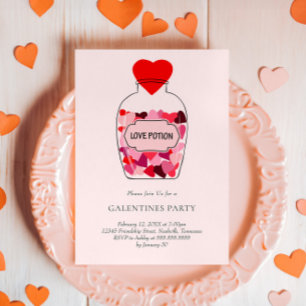 Liebespotion Valentinstag Galentines-Party Einladung