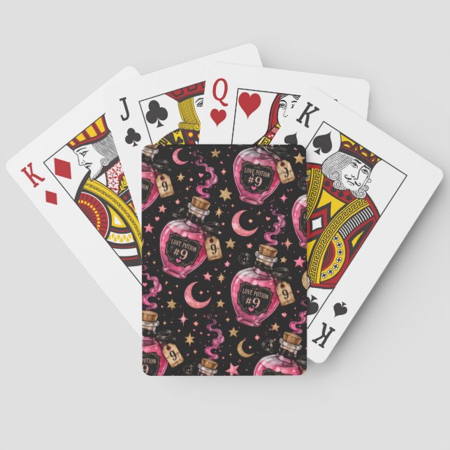 Liebespotionen Spielkarten (Rückseite)
