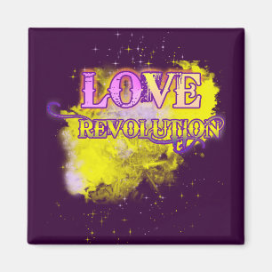 Liebesrevolution Kühlschrankmagnet