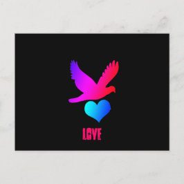 Liebesvogel 2, postkarte