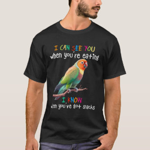 Liebesvögel, die ich sehen kann, wenn du Lovebi is T-Shirt