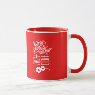 Liebesvögel - Doppelfreudigkeit - Feng Shui Gesche Tasse