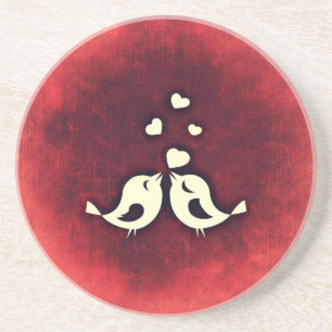 Liebesvögel Getränkeuntersetzer