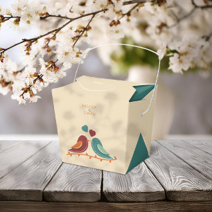 Liebesvögel Hochzeit Geschenkschachtel