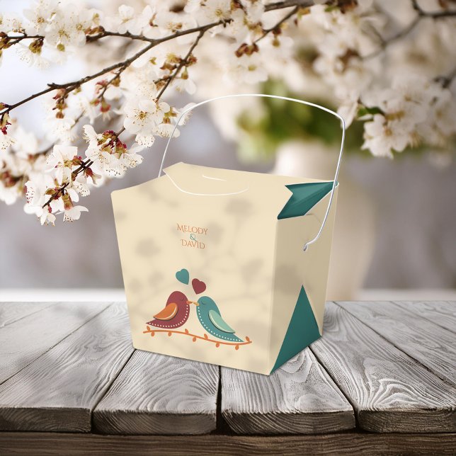 Liebesvögel Hochzeit Geschenkschachtel (Von Creator hochgeladen)