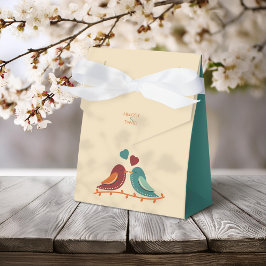 Liebesvögel Hochzeit Geschenkschachtel