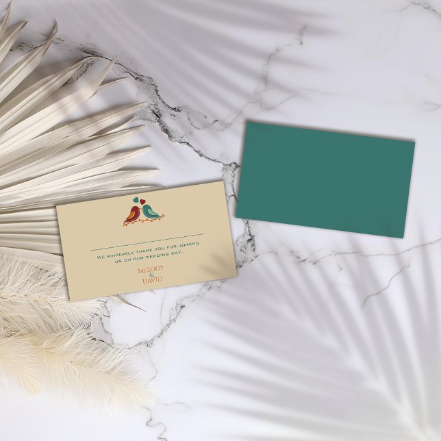 Liebesvögel Hochzeit Platzkarte (Von Creator hochgeladen)