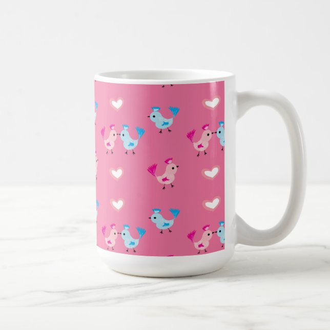 Liebesvögel Kaffeetasse (Rechts)