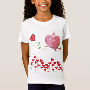 Liebesvögel   Kinderhemd T-Shirt