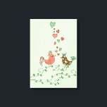 Liebesvögel Leinwanddruck<br><div class="desc">Inspiration und Urlaub</div>