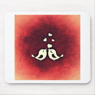 Liebesvögel Mousepad