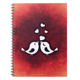 Liebesvögel Notizblock