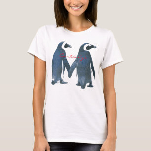 Liebesvögel Penguin Couple Thunder_Cove T-Shirt