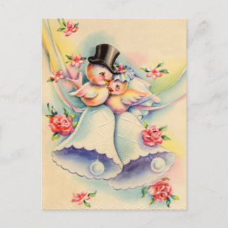 Liebesvögel Postkarte