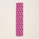 Liebesvögel rosa und rote Aquarellmuster Schal<br><div class="desc">Ideal,  um ein besonderes Valentin zu genießen. Zwei lieben Vögel skurrile Aquarellkunst Muster Schal. Rosa und Rot lieben Vögel mit Herzen auf einem lila Hintergrund,  den Sie nach Belieben ändern können. Niedliche,  handgemalte Aquarellmalerei und Design von Sarah Trett für www.mylittleeden.com</div>