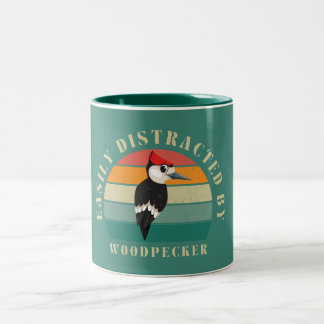 Liebesvögel Specht Spechte Vogelbeobachtung Zweifarbige Tasse