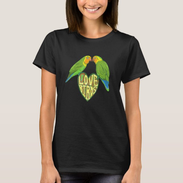 Liebesvögel T-Shirt (Vorderseite)