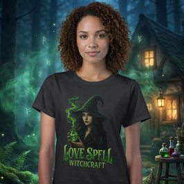 Liebeszauber Hexerei Gothic Hexe Grüne Potion T-Shirt