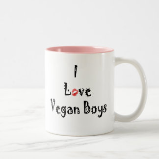 Liebevegans-Tasse Zweifarbige Tasse