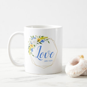 Liebevoll floral kaffeetasse