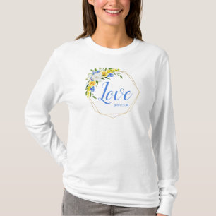 Liebevoll floral T-Shirt