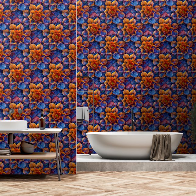 liebevoll reich tapete (Badezimmer)