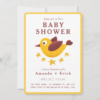 Liebevolle Babyparty-Einladung Einladung