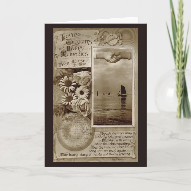 Liebevolle Gedanken Karte (Vorderseite)