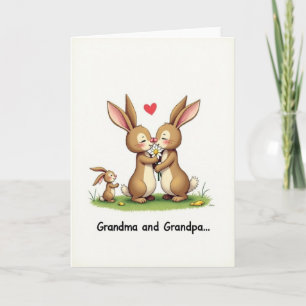 Liebevolle Geschöpfe Umarmen Karte