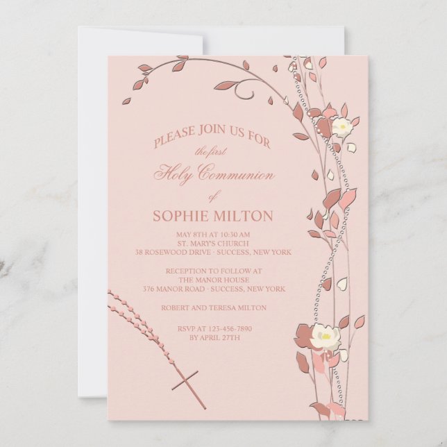 Liebevolle Grenzeinladung Einladung (Vorderseite)