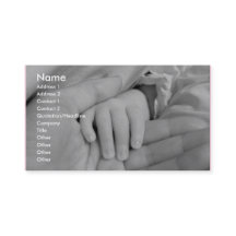 Liebevolle Handkinderbetreuungs-Visitenkarte