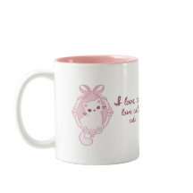 Liebevoller "Ich liebe Katzen" Soft