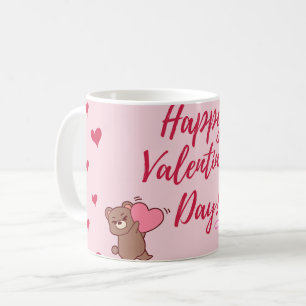 Liebevoller Teddy-Valentins-Tasse Kaffeetasse
