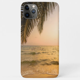 Liebevoller tropischer Strand, Palmenwellen Sonnen Case-Mate iPhone Hülle