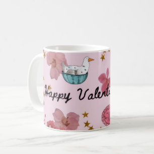 Liebevoller Valentinstag-Kaffeebecher Kaffeetasse