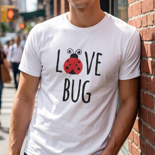 Liebevolles Käfer-Grafik für Paare T-Shirt