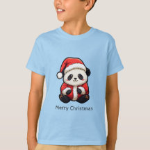 Liebevolles Panda Weihnachtsmann Weihnachten T-Shi
