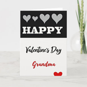Liebevolles Valentins-Oma-Karte Karte