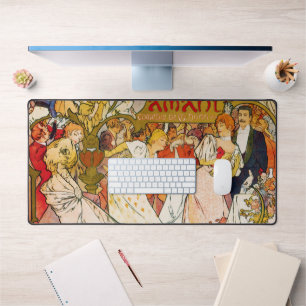 Liebhaber, Alphonse Mucha Schreibtischunterlage