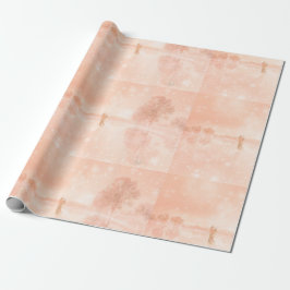 Liebhaber auf einem gefrorenen Teich Geschenkpapier