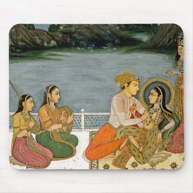 Liebhaber auf einer Terrasse durch einen moonlit Mousepad (Vorne)