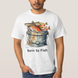 Liebhaber der Fischerei Geburtstagsparty T-Shirt